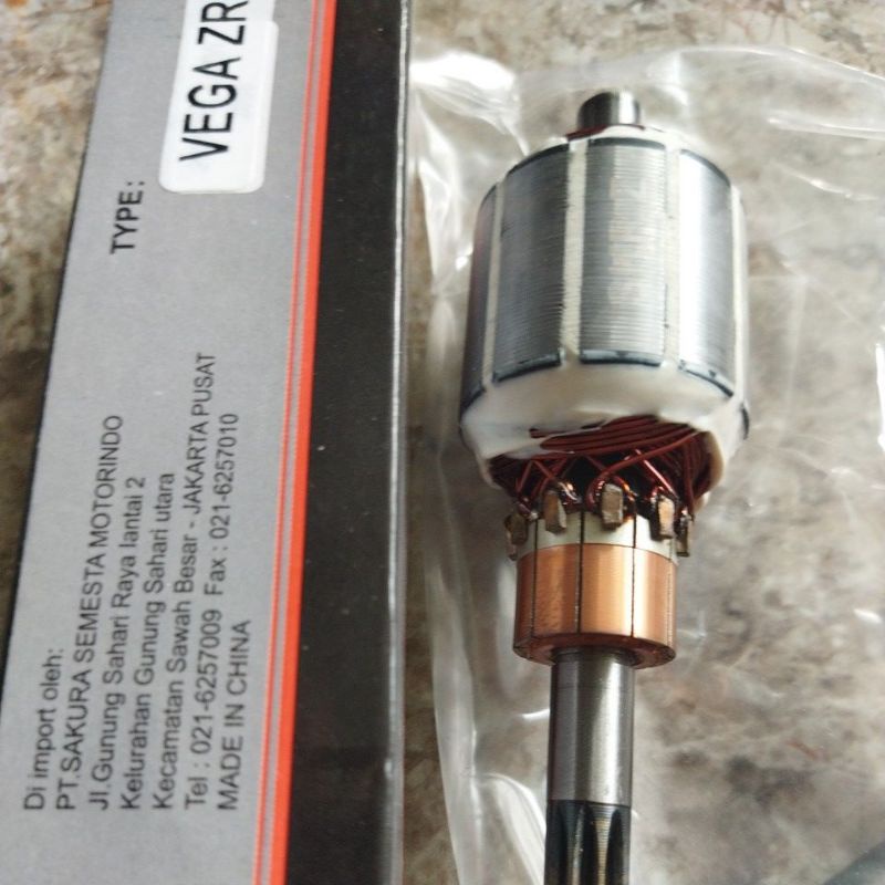 Rotor angker dinamo stater Vega ZR