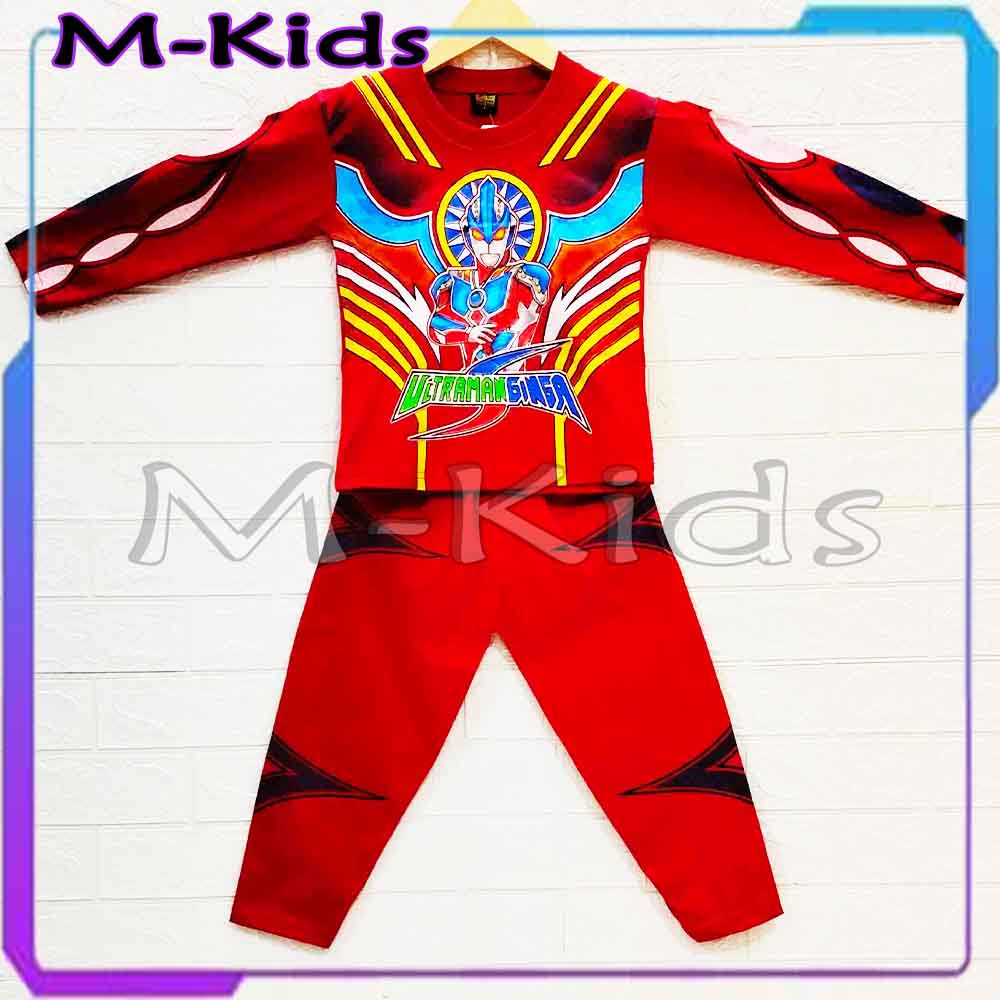 MKids88 - Baju Setelan KOSTUM SUPERHERO Karakter Ultraman