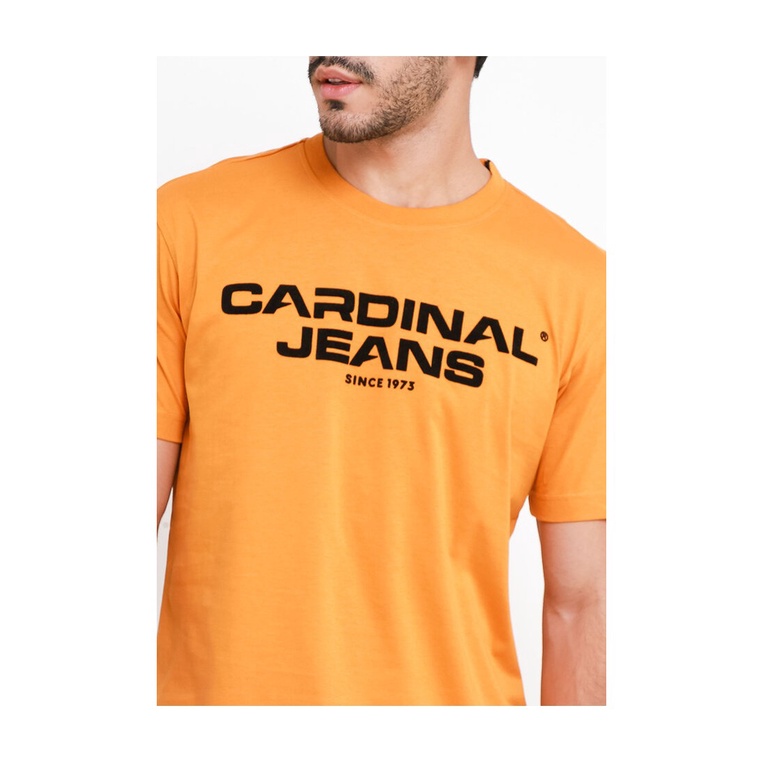 BAJU KAOS PRIA CARDINAL ORIGINAL CASUAL LENGAN PENDEK KUNING CA01