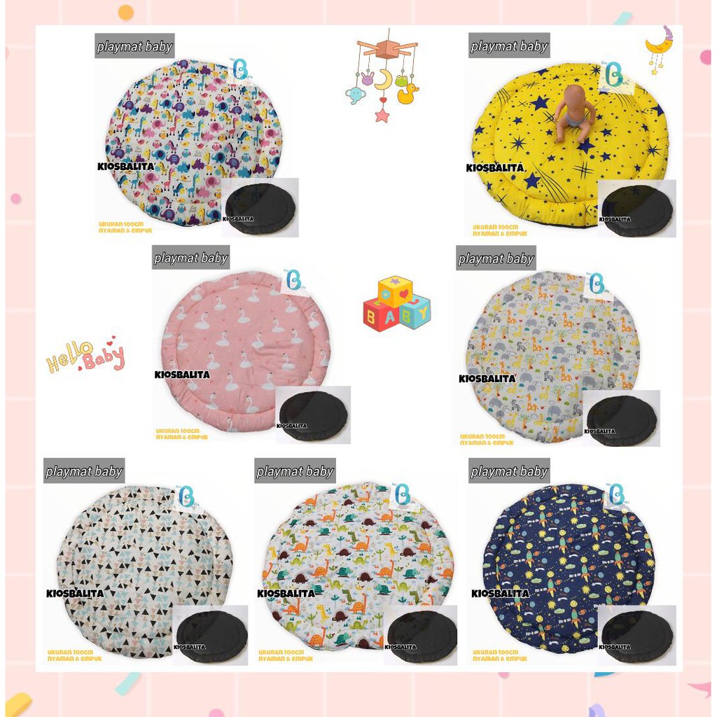 PLAYMAT BABY KASUR KARPET BAYI MATRAS BABY / ALAS BERMAIN BAYI / ALAS TENGKUREP BAYI