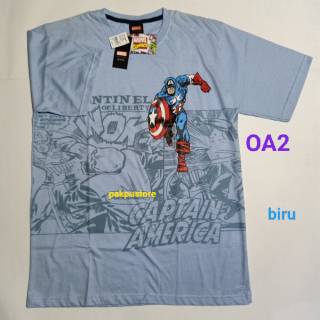 BESAR Kaos  T Shirt Cowok MARVEL Nevada  Original branded 