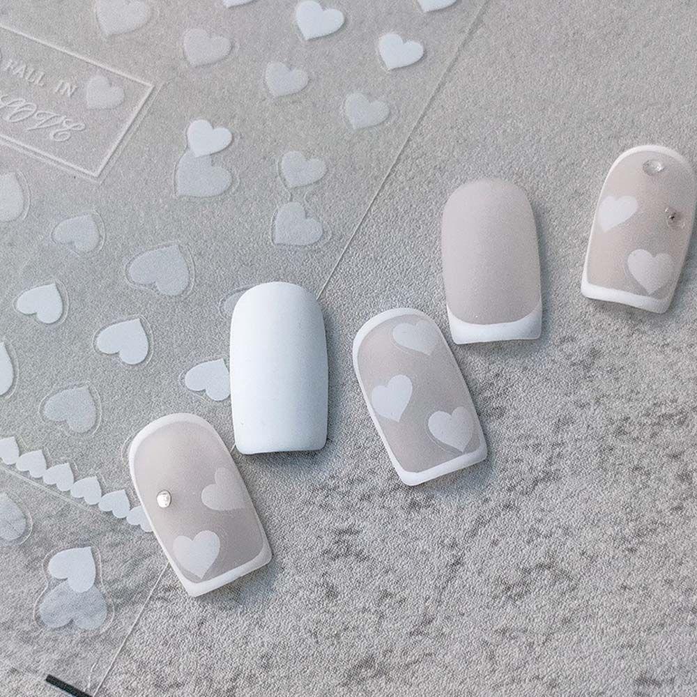 Mxbeauty Stiker Kuku Bunga Wanita Beijing Opera Love Hati Kupu-Kupu Nail Art Dekorasi