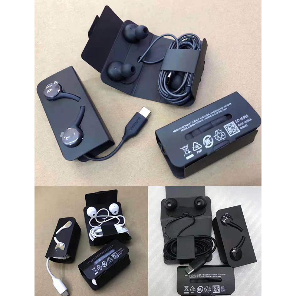 Earphone Samsung Galaxy Note 10 Series USB Type C Tune by AKG (Replika 1:1) - Black