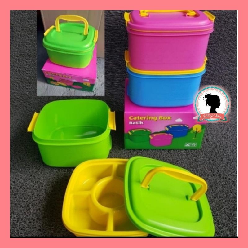 Catering box/kotak makan  plastik
