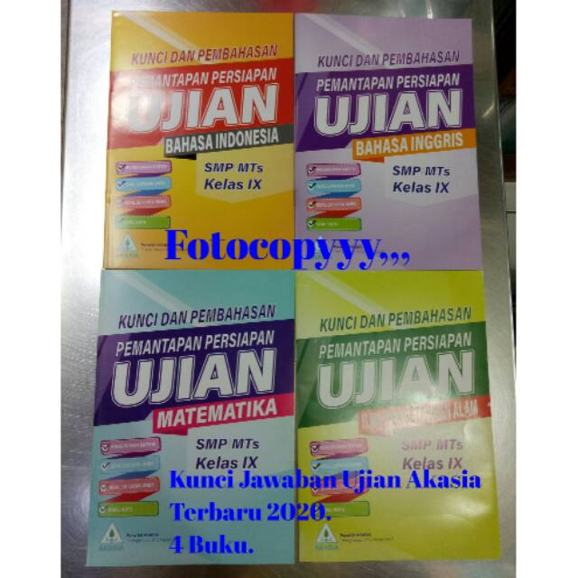 Kunci Jawaban Buku Pemantapan Persiapan Ujian Kelas Ix Akasia Kanal Jabar