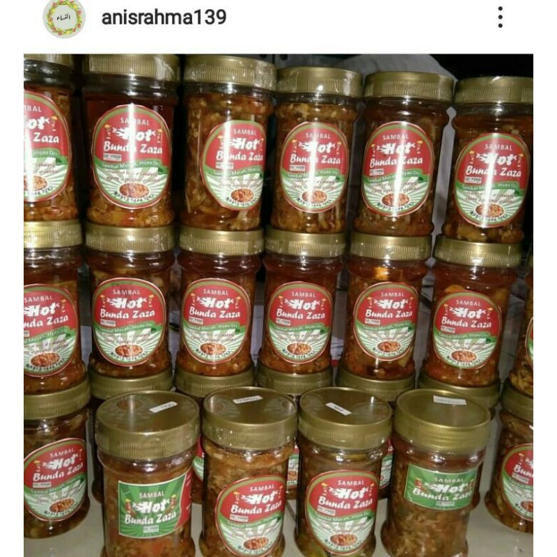 

Sambal Hot dapur bunda zaza