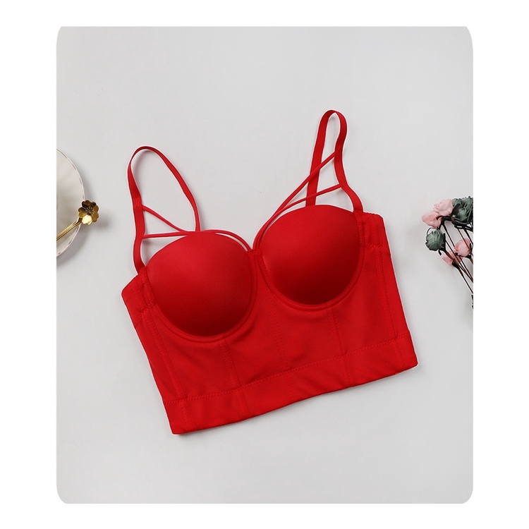 KINDSTORE❤ | Bra Wanita Segitiga Sling Rompi Model Dasar Bra Push Up Bentuk Badan