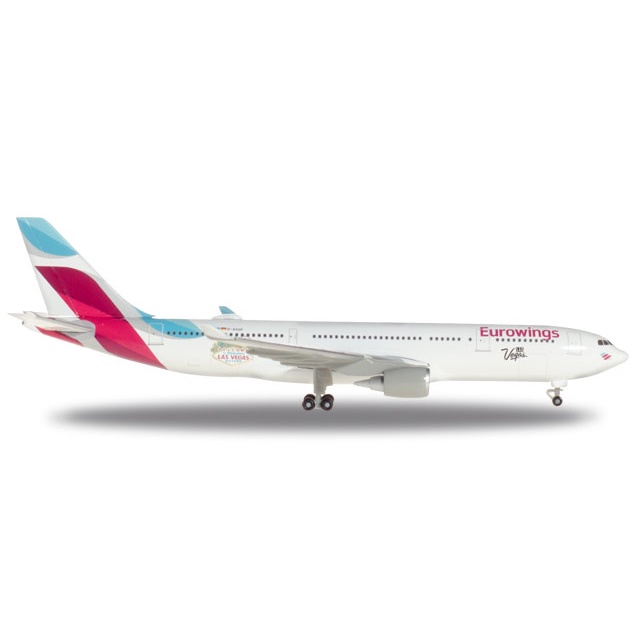 Herpa Eurowings Airbus A330-200 "Las Vegas" - D-AXGF Diecast