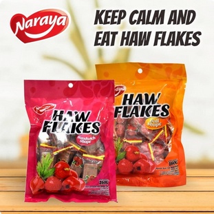 

NARAYA HAW FLAKES 160G SANDWICH / BALL SHAPE KEMASAN PERMEN CANDY [TP]