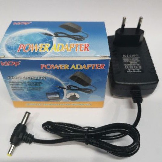 Power adaptor DC 9 volt 2 ampere 2 pin jack T KLOP