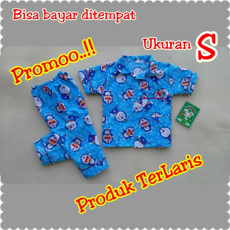 baju celana bayi piyama ukuran S