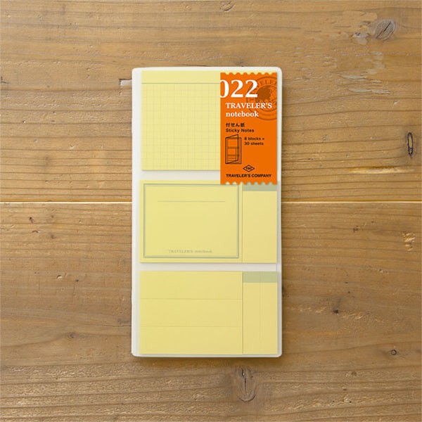 

Traveler's Notebook Refill 022 - Sticky Notes Regular Size