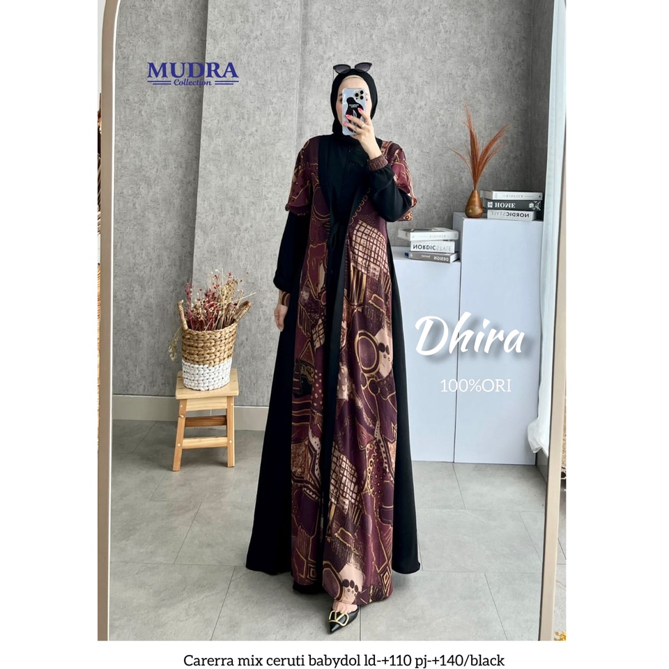 DHIRA SET GAMIS PESTA ORI BY MUDRA HIJAB