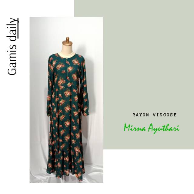 Gamis daily rayon viscose LD 94 cm