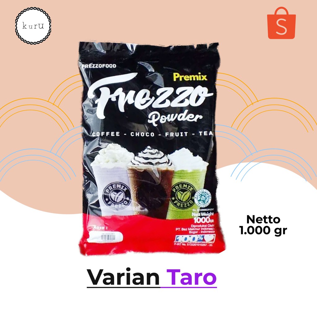 

TARO / Premix / Bubuk Minum / Powder Drink / 1kg / Frezzo Powder