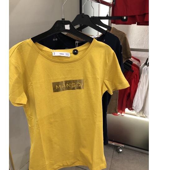 ► SALE‼️MANGO T-SHIRT KAOS LOGO CEWEK ORIGINAL STORE ➴
