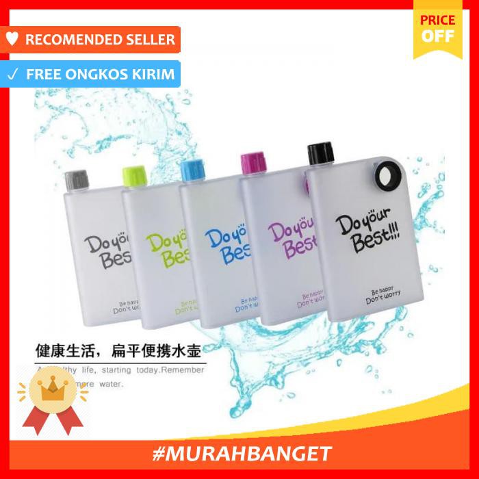 Memobottle Do Your Best  Botol Minum Tumbler Sports Plastik 380Ml - Bekal - Botol Minum & Termos