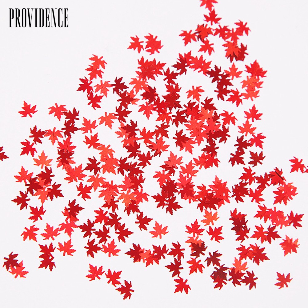 Providence 12 Color Maple Leaf Holographic Shiny Nail Art Glitter Sequins Manicure