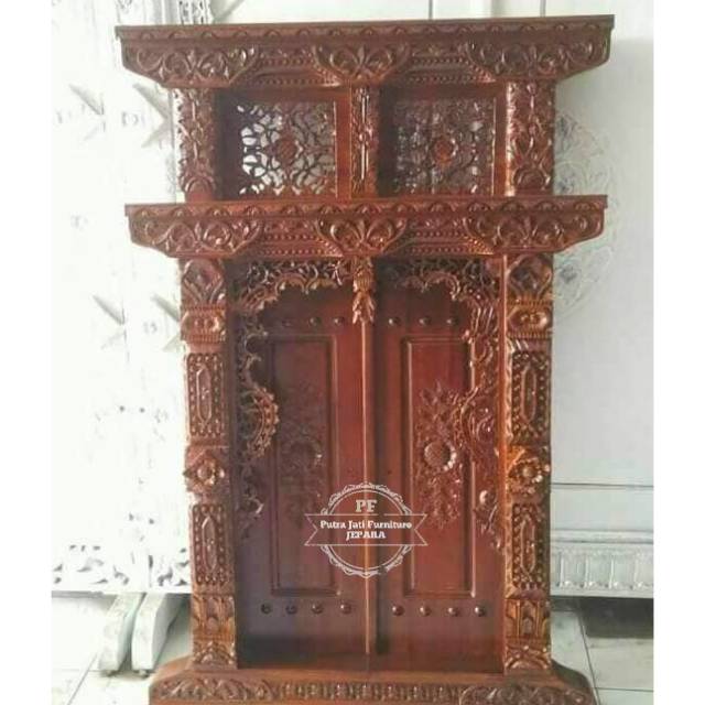 Jendela Gebyok Ukir Jati Jepara, Gebyok Full Ukir, Pintu Kusen Jendela Gebyok Kayu Jati