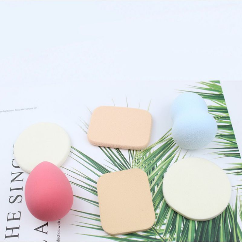 Spons Make Up Set Isi 6 Pcs Sponge Telur / Beauty blender