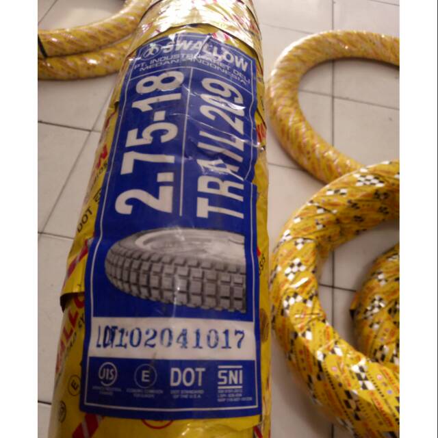 Ban Swallow 275-18 Trail Bukan Tubeless