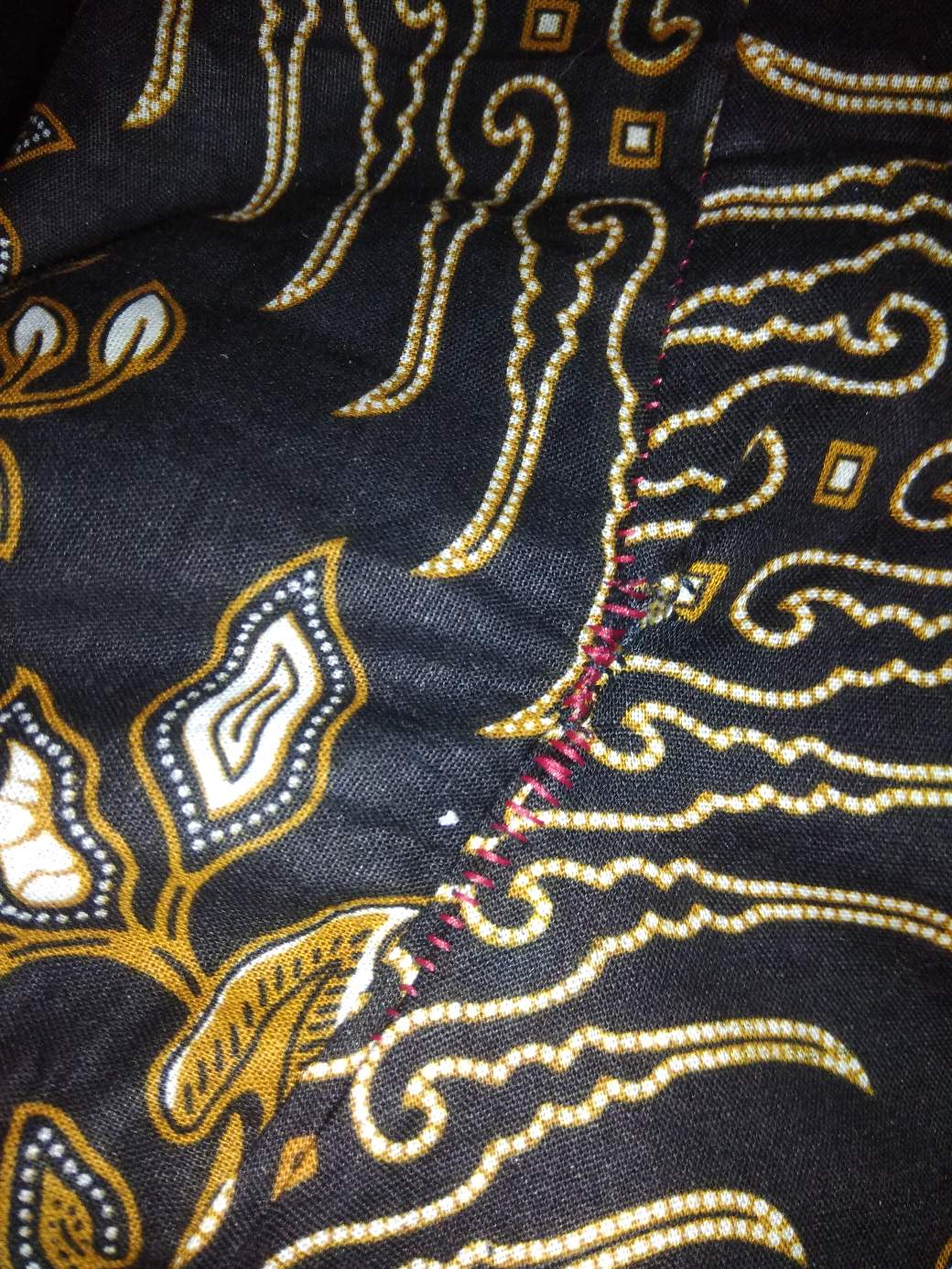 Set Couple Mini Blouse Brown Maura Couple - Sania Ruffle Batik Couple Ori Ndoro Jowi Suryandhanu Dnt