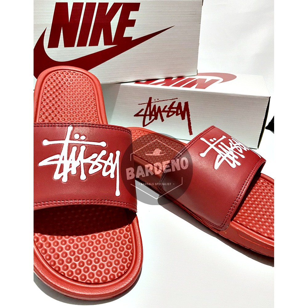 stussy x nike sandals