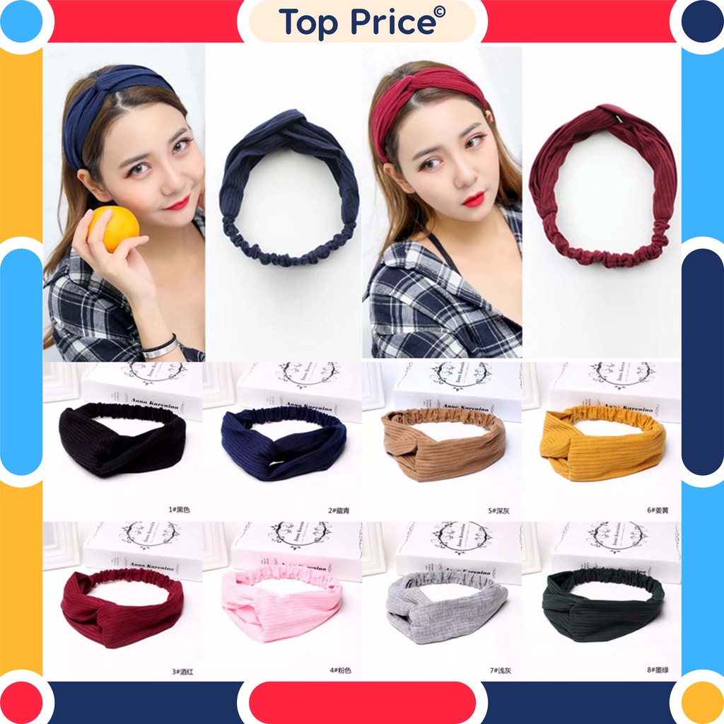 BANDANA KOREA STYLE BANDO RAMBUT IMPOR MURAH AW01 / AW02 / AW04