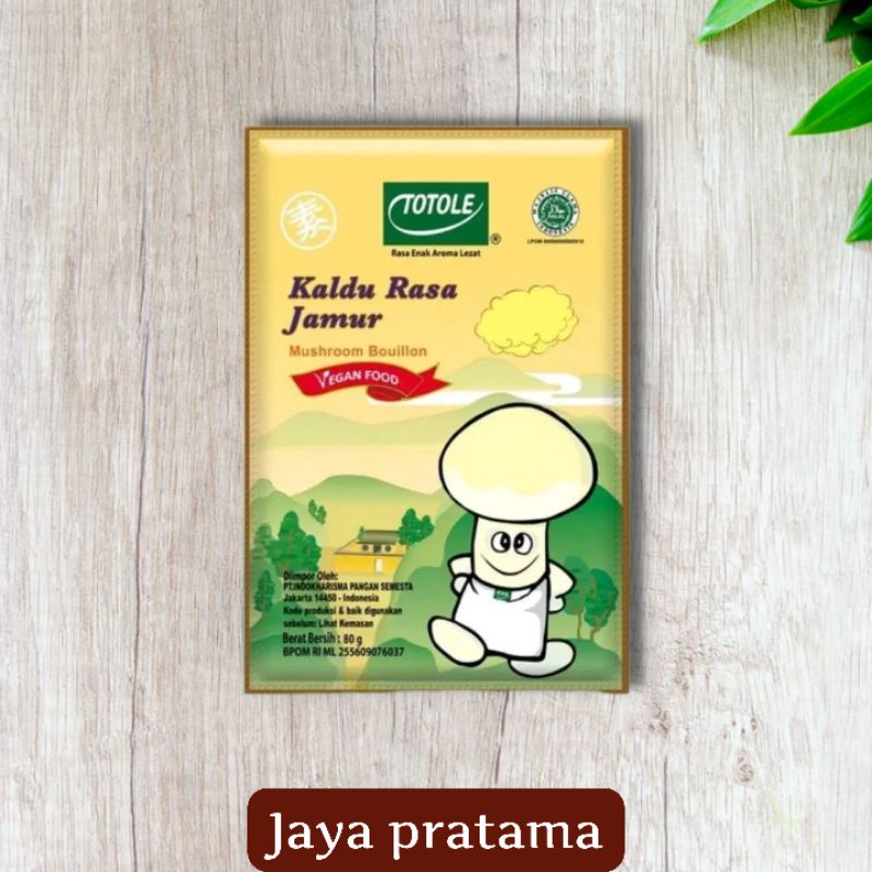 

TOTOLE 80 GRAM/ Vegan Jamur / Kaldu rasa jamur/ Powder JAMUR kaldu