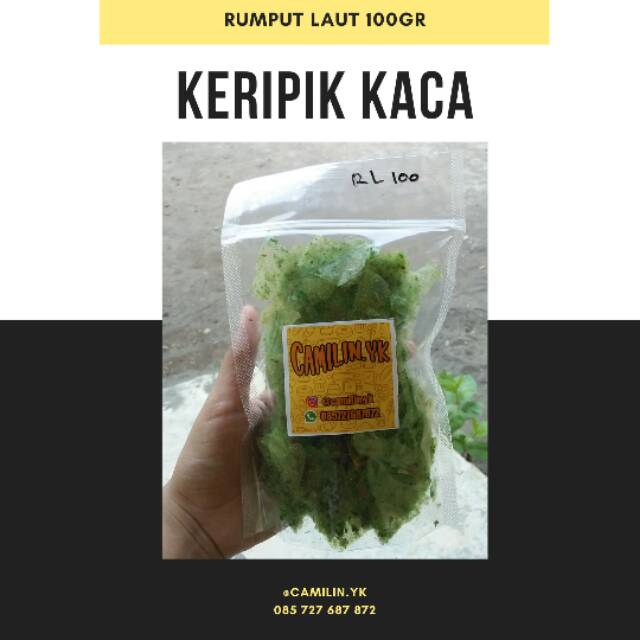 

KERIPIK KACA KRIPCA KRIPIK KACA RUMPUT LAUT PEDAS