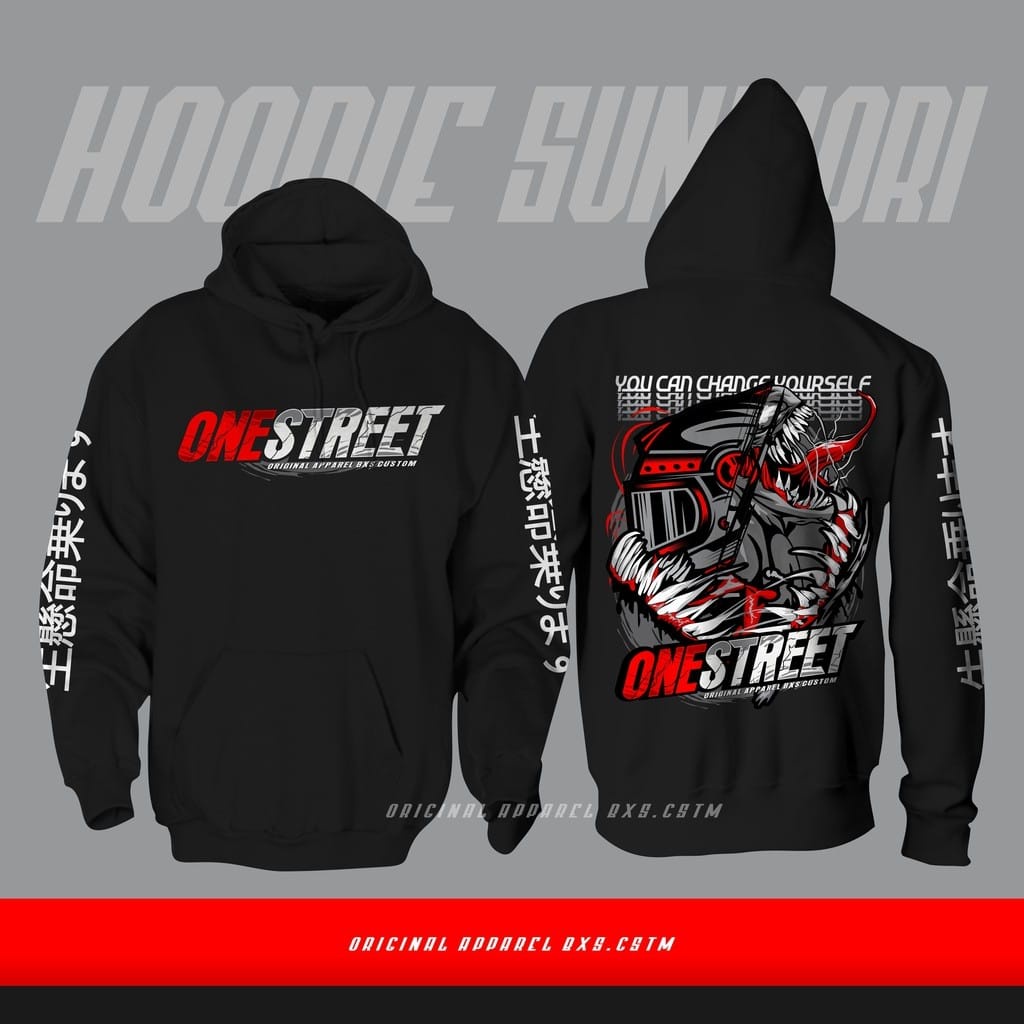 Hoodie One Treet Sunmori/Sweater Hoodie Prostreet Japanese