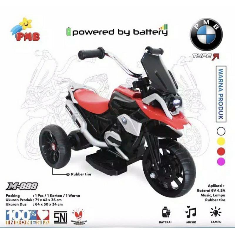 sepeda motor anak PMB M-888 A (GOWES).