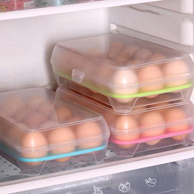Tempat Box Telur 15 Lubang Sekat Berguna Kulkas Telur Tempat Box Telur 15 Lubang Sekat Berguna Kulkas Telur