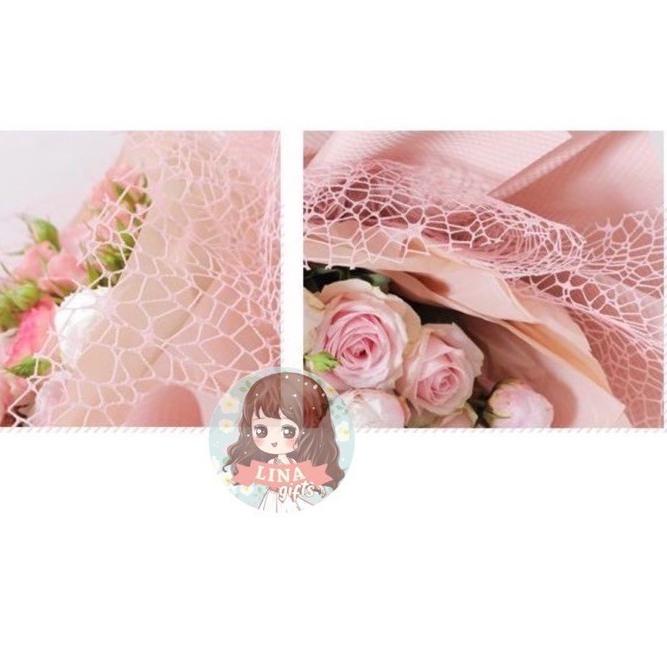 

Koleksi Terbaru (1 Yard-50x80) FLOWER WRAPPING PAPER KERTAS BUNGA/KOREAN MESH GLITTER/POLINET FANCY/