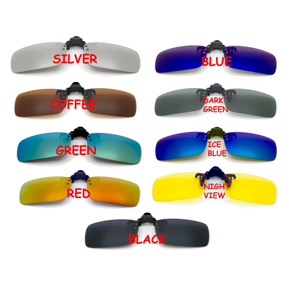 Alfaindo B2 Clip On POLARIZED Lens Ukuran Lensa Small ( S )