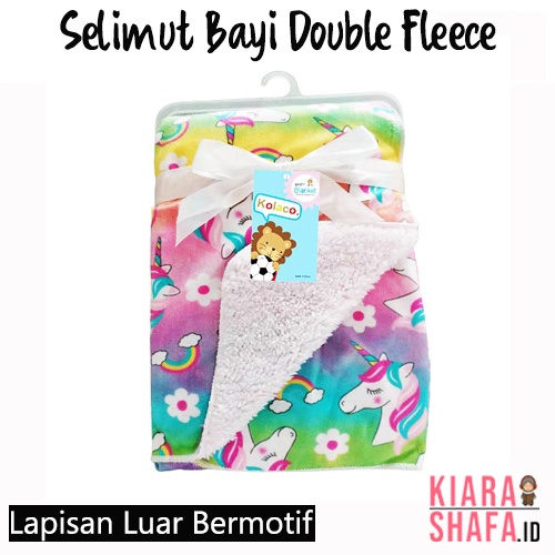 Kiarashafa - Selimut Bayi Double Fleece