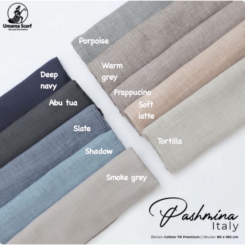 PASHMINA ITALY VOAL UMAMA TEPI RAWIS