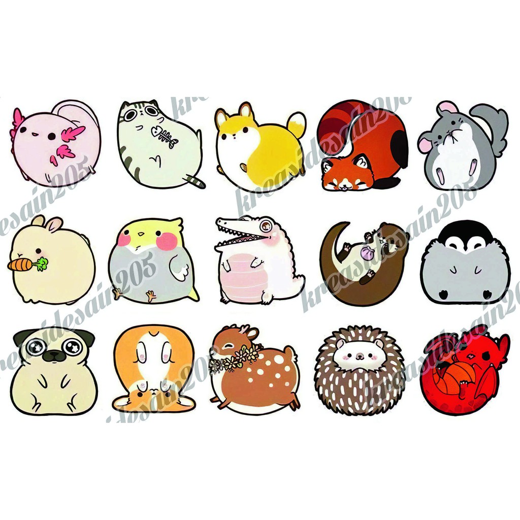 

stiker anime /stiker laptop /stiker /animal