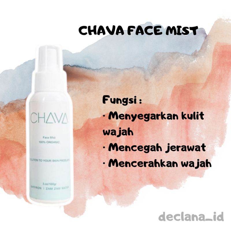 READY STOCK !CHAVA FACE MIST SAFFRON
