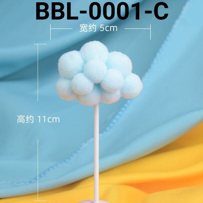 

GR-BBL-0001 CAKE TOPPER HIASAN KUE CLOUD BOLA AWAN EKSKLUSIF