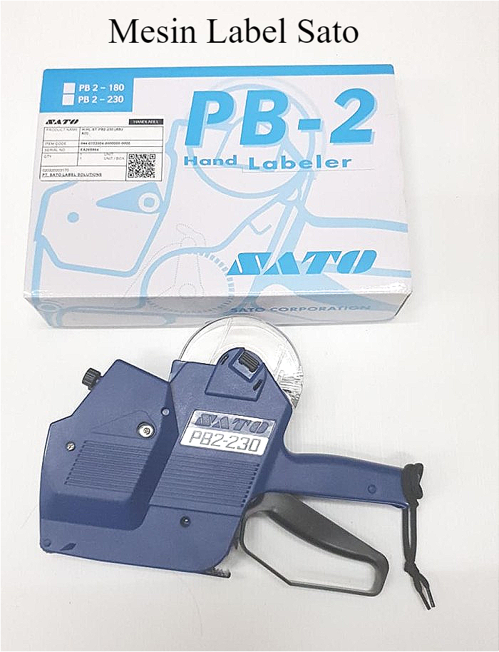 

MESIN LABEL SATO PB2-230 | HAND LABELLER | ALAT LABEL HARGA