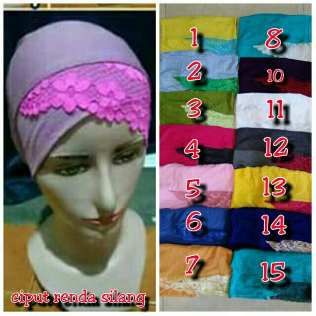 Ciput /iner renda silang