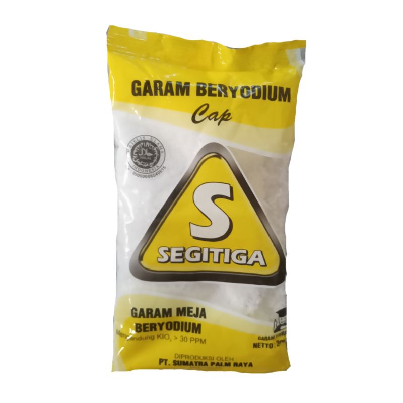 

SEGITIGA S Garam Beryodium 200 Gr atau Merek Yang Setara