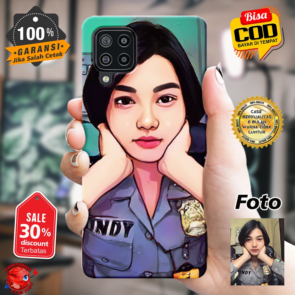 Case Custom Samsung M62 Kualitas High Grade Foto Sendiri / Banyak Pilihan Bahan / Luxury Glass Case 
