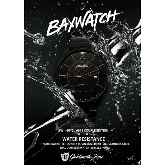 Jam Tangan Baywatch 6012 RT BLK