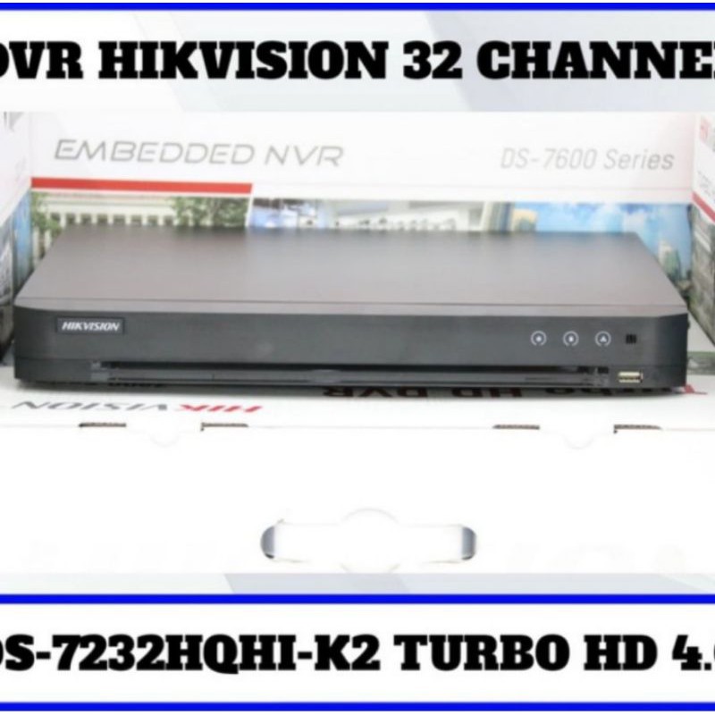 DVR HIKVISION 32 CHANNEL 7232HQHI-K2 TURBO HD UP TO 5MP