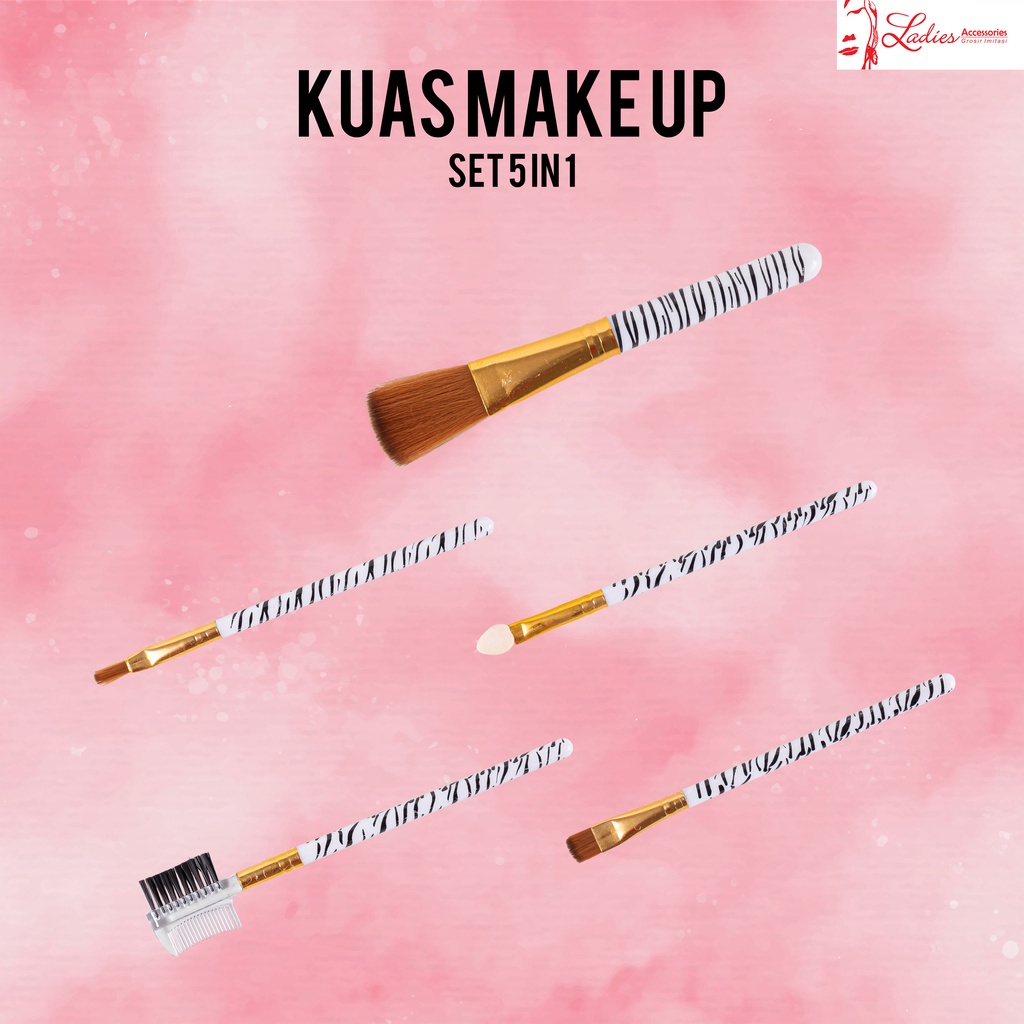 Kuas Make Up Motif 5in1 (A24)