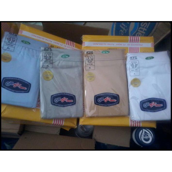 MURAH MERIAH CELANA DALAM GT MAN S M L XL STYLE 704BW PROMOSI GROSIRAN - PUTIH, M