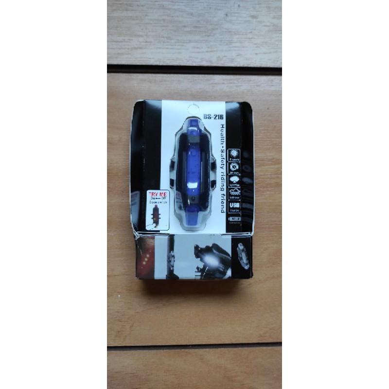 Lampu Belakang Sepeda merah , biru , usb charging, seli, mtb, folding, minion, lowrider, cruiser