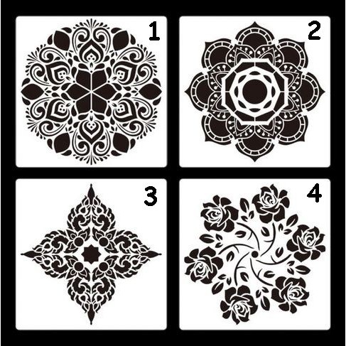 Plastic Stencil - Stensil Dekorasi Motif_MANDALA08